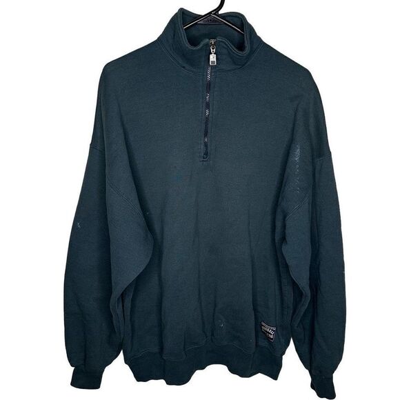 Vintage Russell Athletic 1/4 Zip Pullover Made In USA XXL - Picture 1 of 8